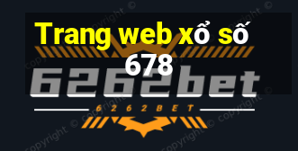 Trang web xổ số 678