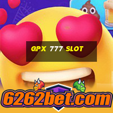 gpx 777 slot