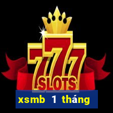 xsmb 1 tháng gần đây