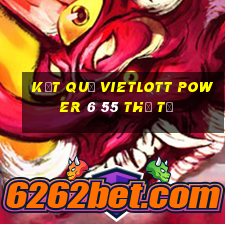 Kết quả vietlott power 6 55 thứ tư