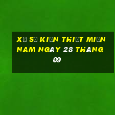 xổ số kiến thiết miền nam ngày 28 tháng 09