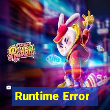 Runtime Error