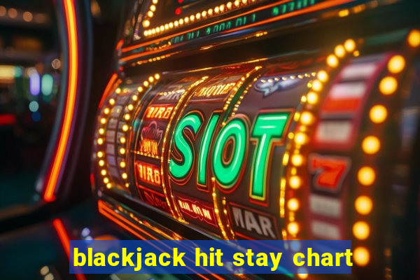 blackjack hit stay chart