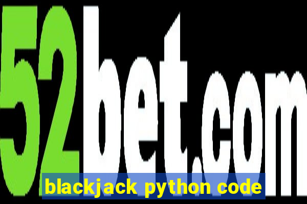 blackjack python code