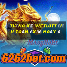 Thống kê vietlott Điện Toán 6x36 ngày 8