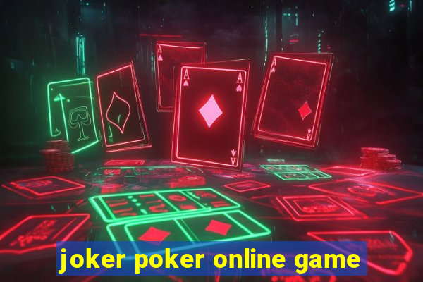 joker poker online game