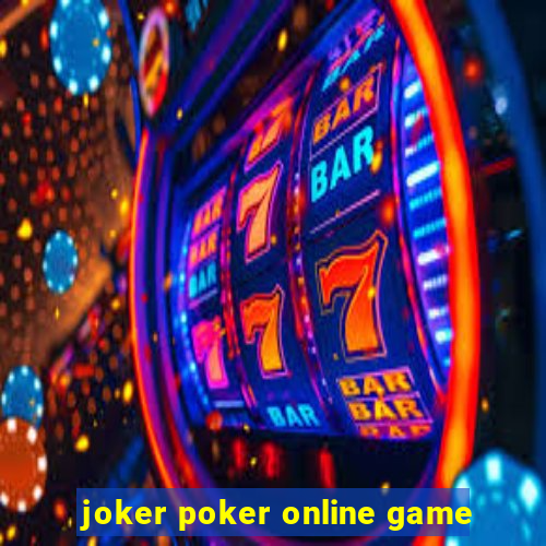 joker poker online game