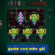 game con mèo gái