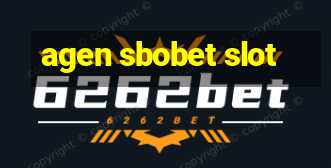 agen sbobet slot