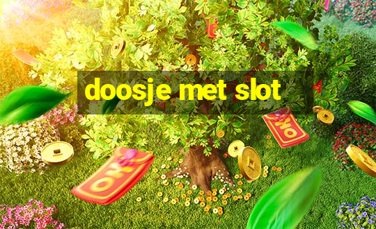 doosje met slot