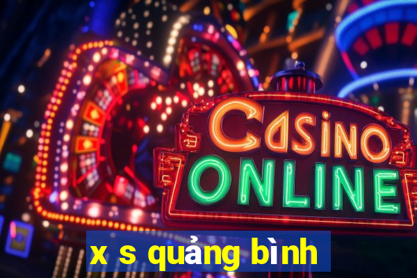 x s quảng bình