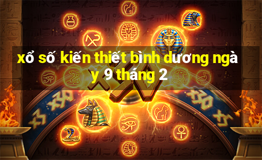 xổ số kiến thiết bình dương ngày 9 tháng 2