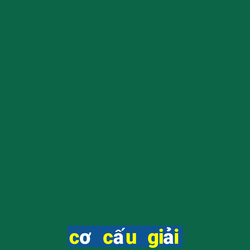 cơ cấu giải thưởng vietlott 6 45