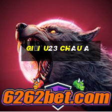 giải u23 châu á