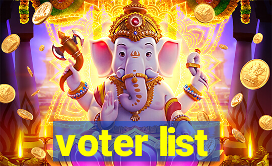 voter list