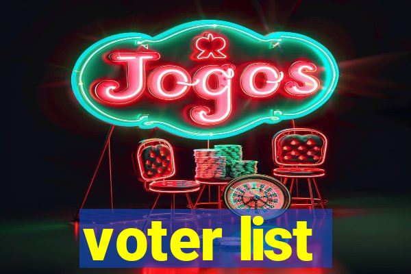 voter list