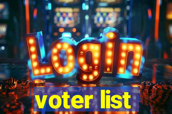 voter list