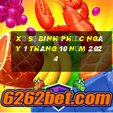 xổ số bình phước ngày 1 tháng 10 năm 2024