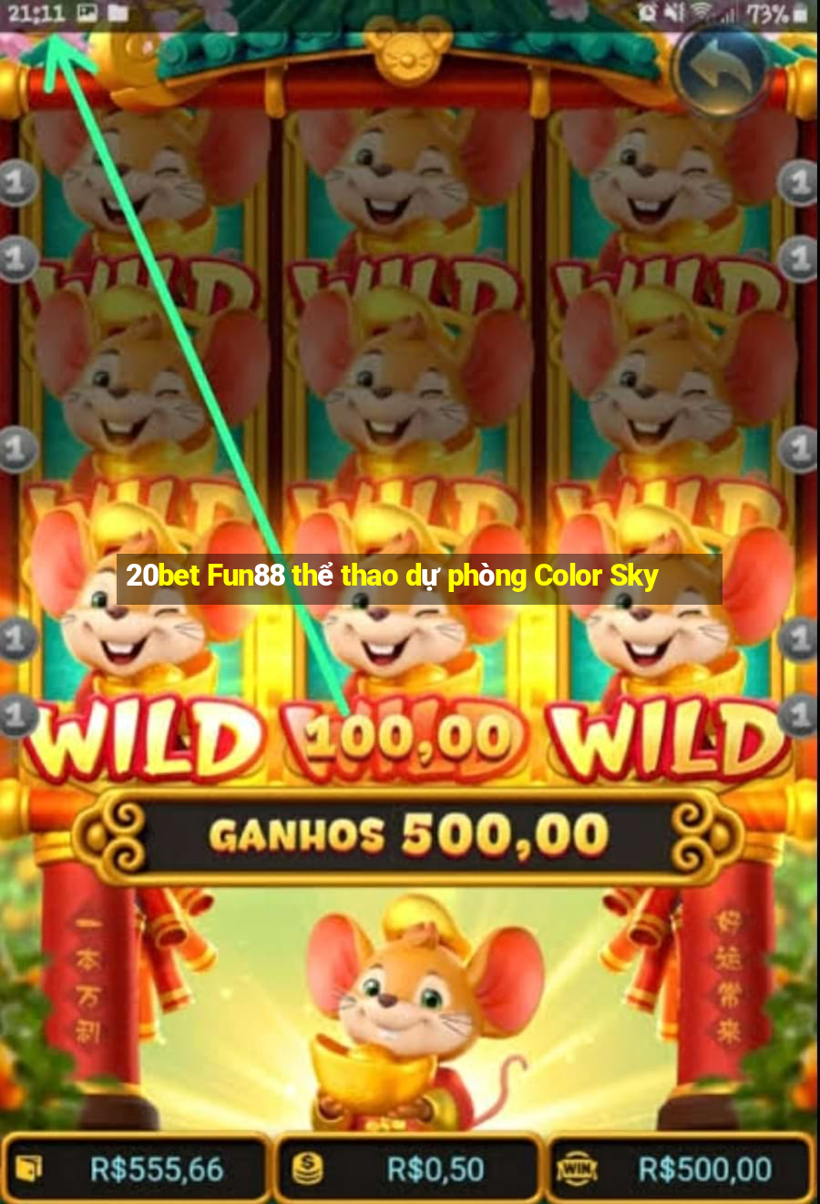 20bet Fun88 thể thao dự phòng Color Sky