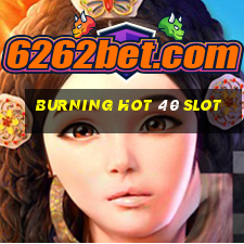 burning hot 40 slot