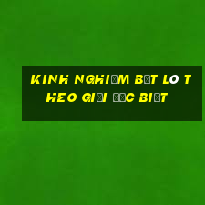 kinh nghiệm bắt lô theo giải đặc biệt