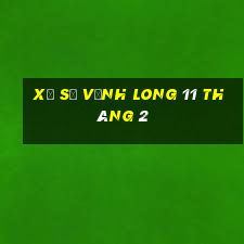 xổ số vĩnh long 11 tháng 2