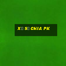 Xổ số chia pk