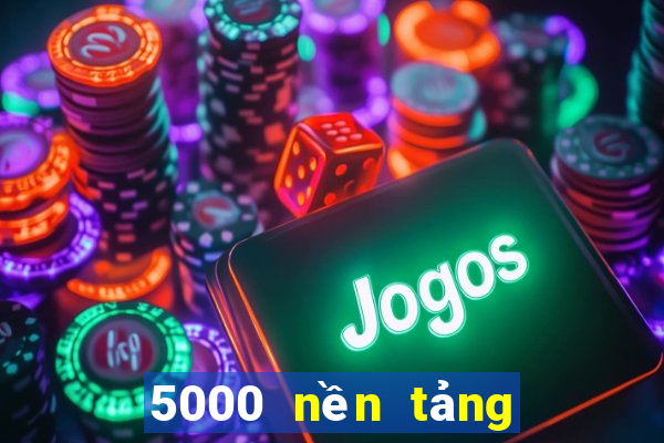 5000 nền tảng đặt cược màu