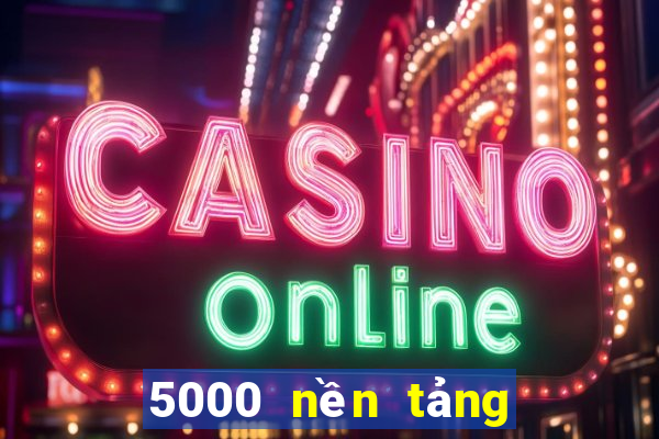 5000 nền tảng đặt cược màu