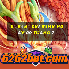 xổ số hồ chí minh ngày 29 tháng 7