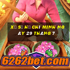 xổ số hồ chí minh ngày 29 tháng 7