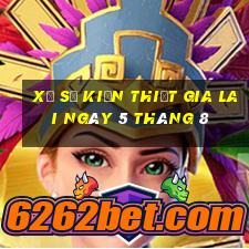 xổ số kiến thiết gia lai ngày 5 tháng 8