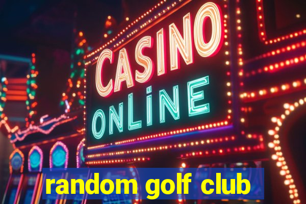 random golf club