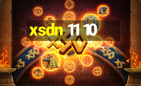 xsdn 11 10