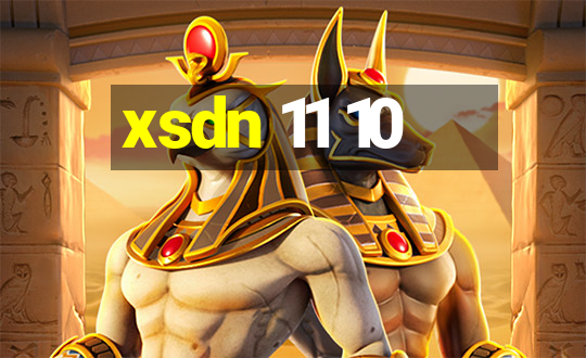 xsdn 11 10