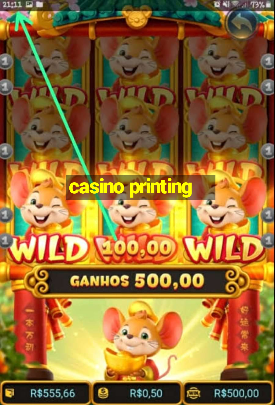 casino printing