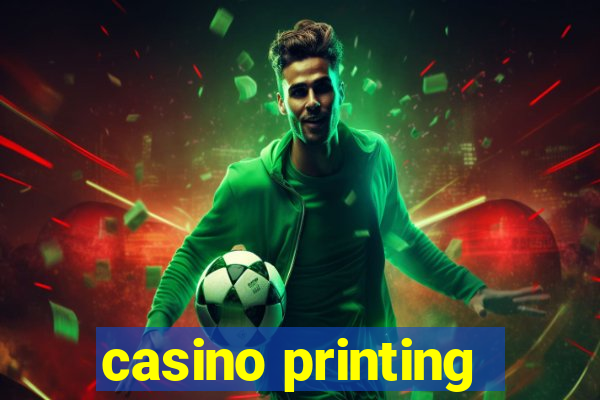 casino printing