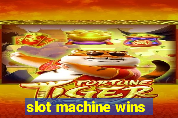 slot machine wins