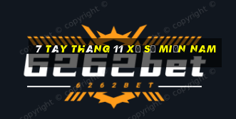 7 tây tháng 11 xổ số miền nam