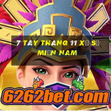 7 tây tháng 11 xổ số miền nam