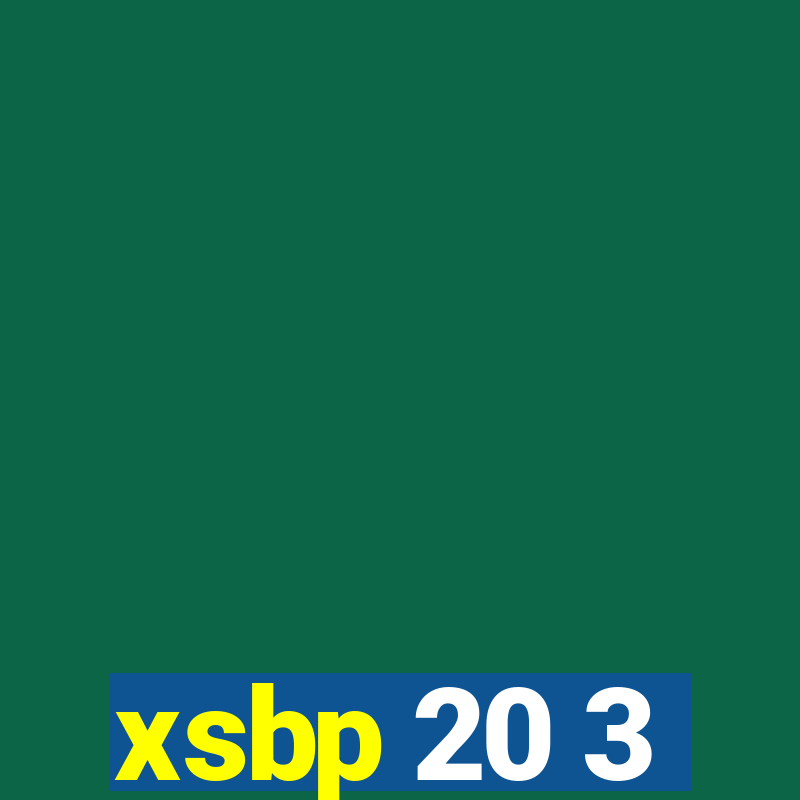 xsbp 20 3