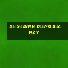 xổ số bình dương bữa nay