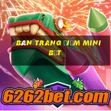 bàn trang điểm mini bệt