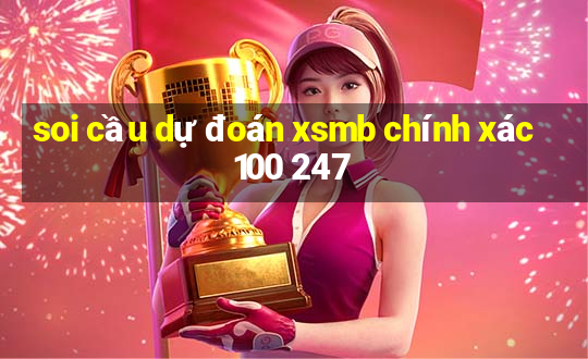 soi cầu dự đoán xsmb chính xác 100 247