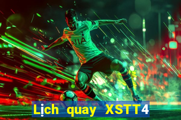 Lịch quay XSTT4 ngày 1