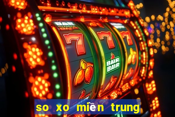 so xo miền trung hôm nay