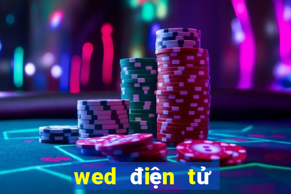 wed điện tử người thật