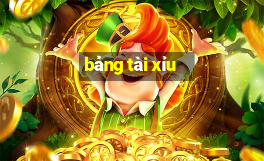 bảng tài xỉu