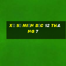 xổ số miền bắc 12 tháng 7