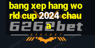 bang xep hang world cup 2024 chau a